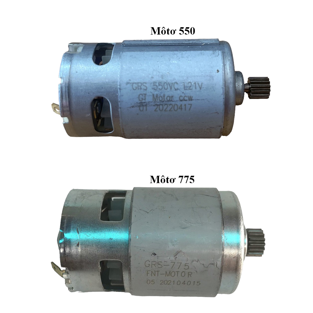 Mô tơ 775 Mô tơ 550 chịu tải cao công suất lớn dùng cho máy khoan pin