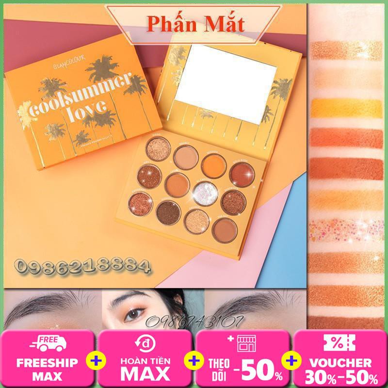 Bảng phấn mắt Glamcolour CoolSummer Love