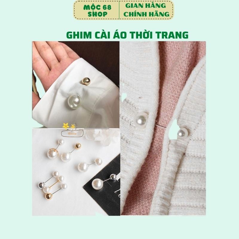 SET 6 TRÂM KẸP GHIM CÀI ÁO THU NHỎ EO, ĐIỀU CHỈNH CỔ RỘNG THỜI TRANG, TIỆN LỢI MỘC 68 SHOP