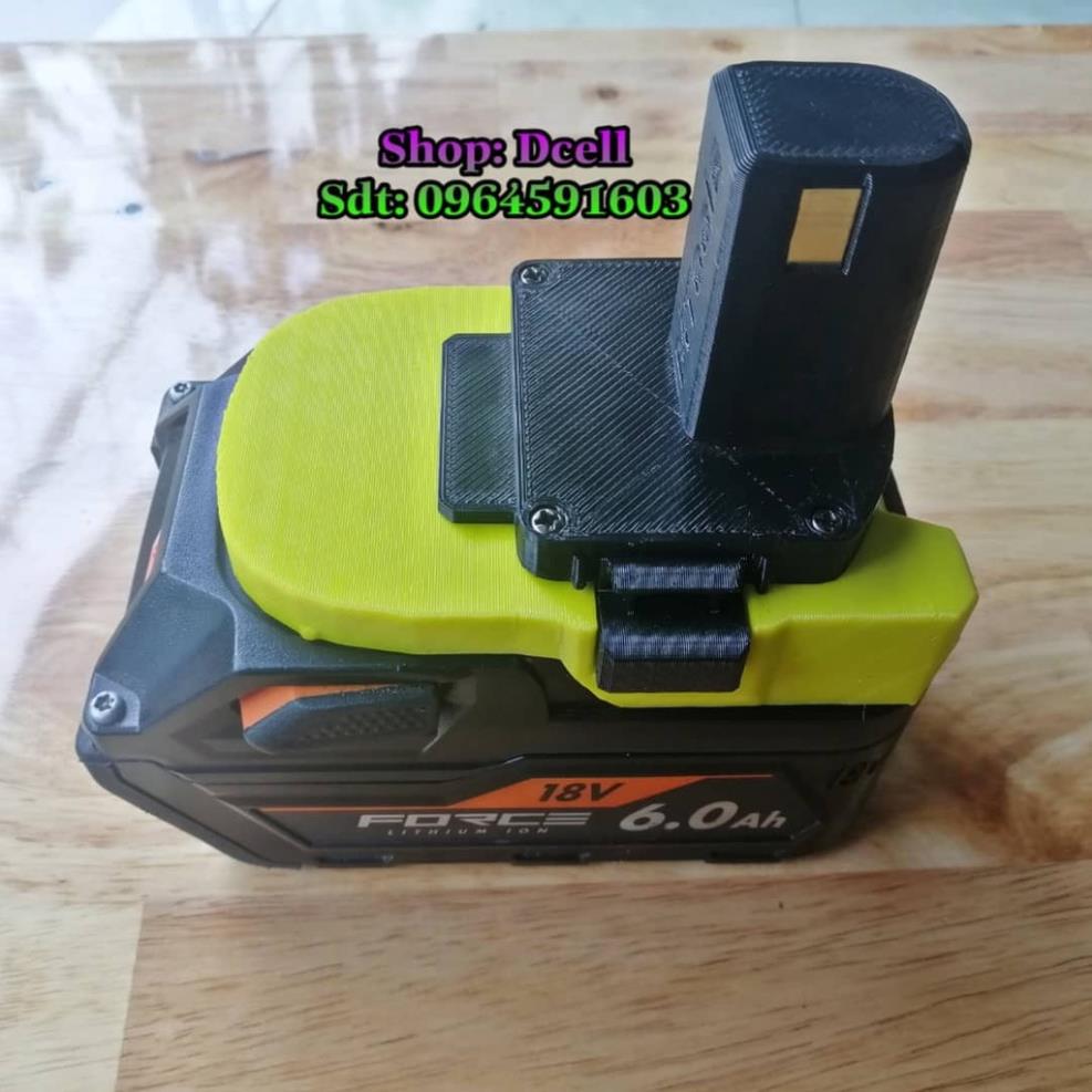 Nsv Đế Chuyển Pin AEG Và AEG RIDGID 18v Cho Máy Ryobi In 3D Siêu Bền, (AEG - Ryobi)