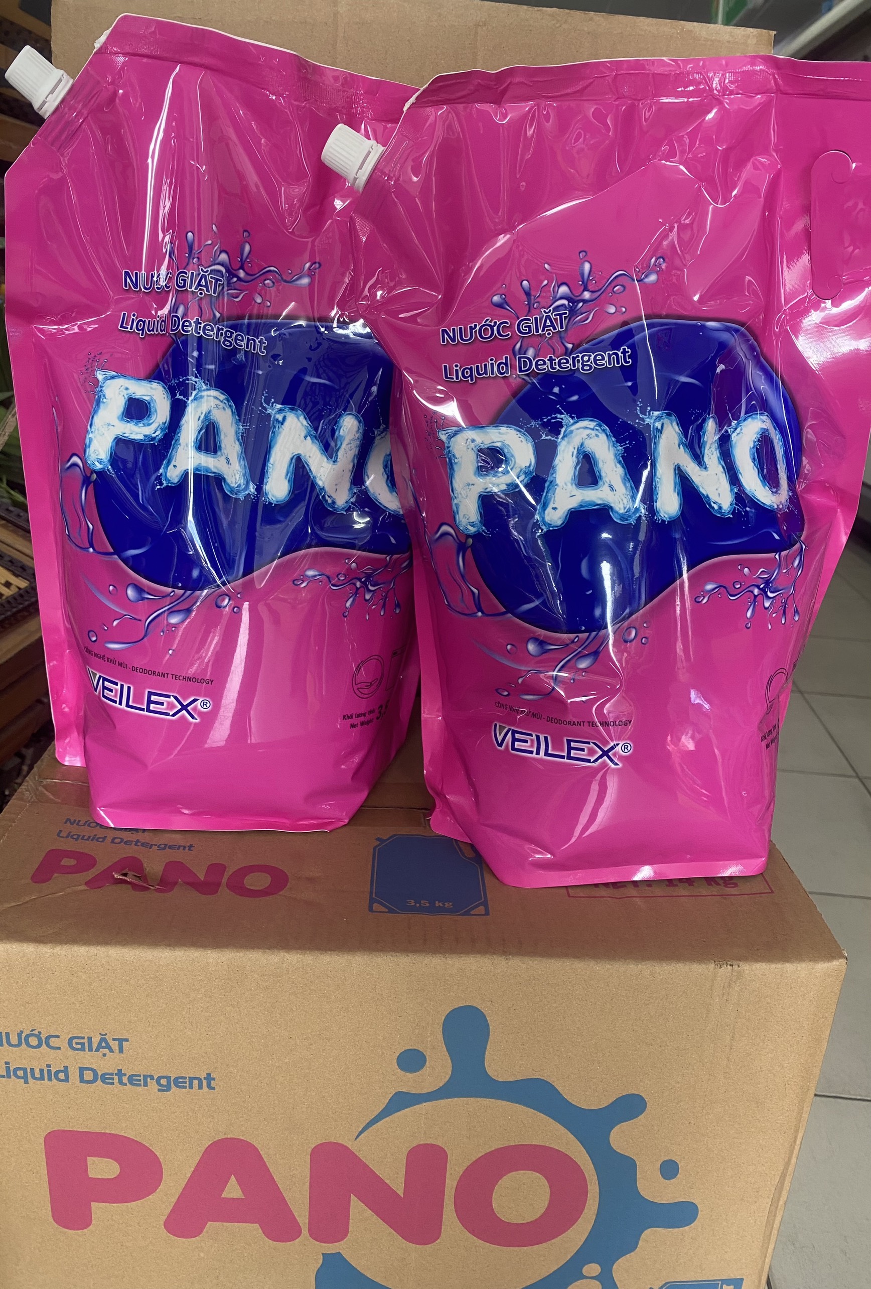NƯỚC GIẶT PANO 2IN1 HỒNG 3.5ML