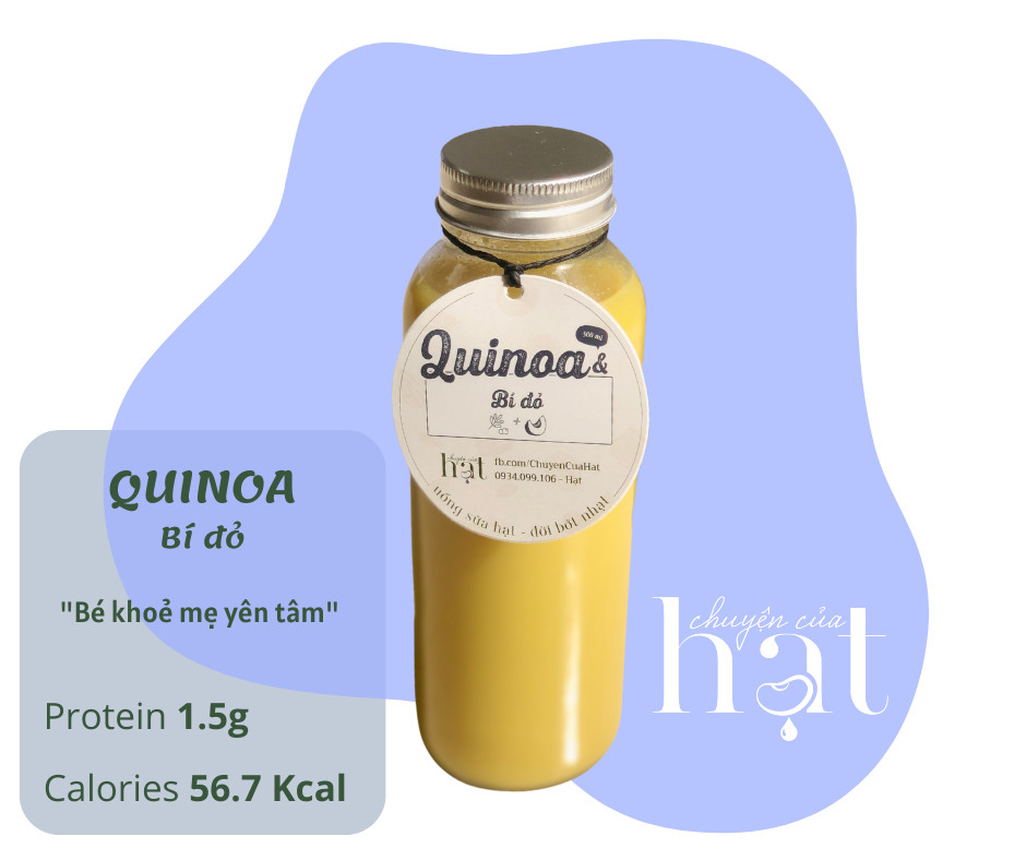 Sữa Quinoa Bí Đỏ Yến Mạch - Chuyện Của Hạt