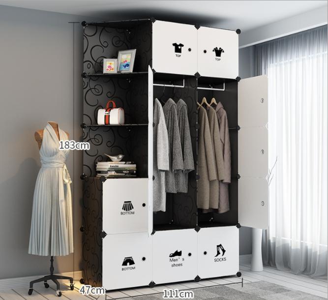 Tủ nhựa ghép 15 ngăn lớn - 12n3x