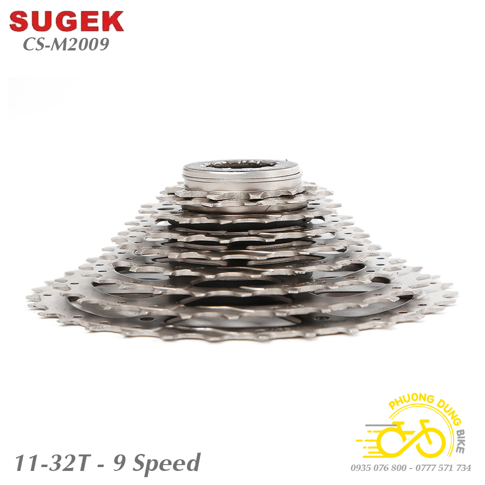 Líp thả líp 9 xe đạp SUGEK CS-M2009 11-32T