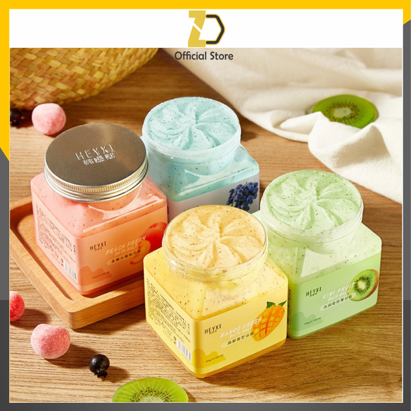 Tẩy da chết vị Đào toàn thân HEYXI Peach Clear Body Scrub Moisturizing Nourishing Zcos Store
