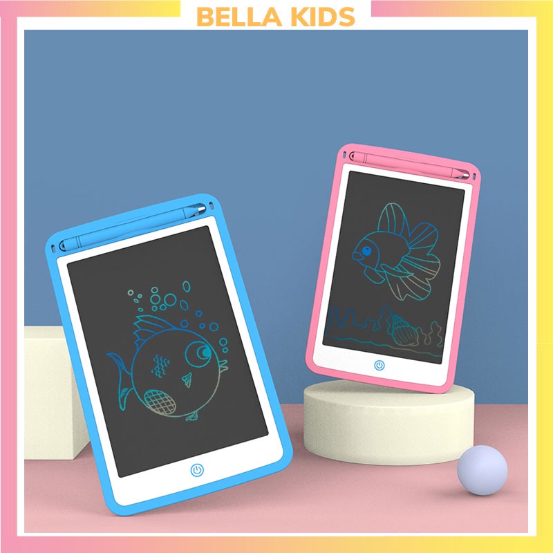 Bảng vẽ điện tử tự xóa BELLA KIDS bảng vẽ thông minh màn hình LCD đa sắc