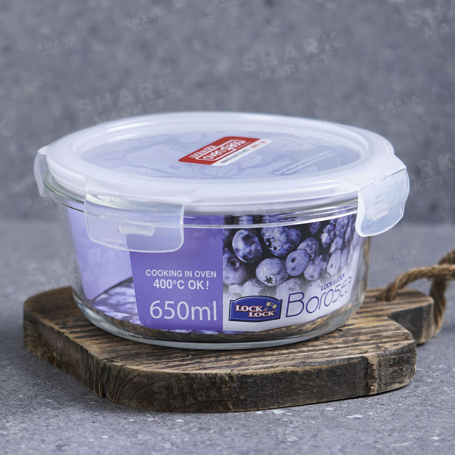 Hộp thủy tinh tròn lock & lock 650ml llg831 sử dụng được lò vi sóng
