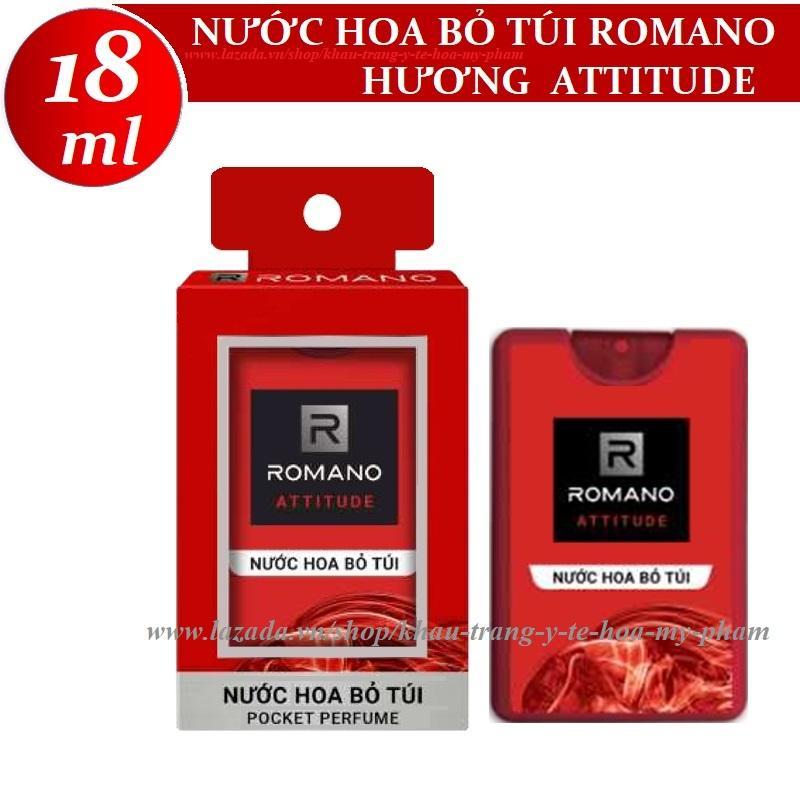[HCM]Romano - Nước hoa bỏ túi hương  Attitude 18 ml