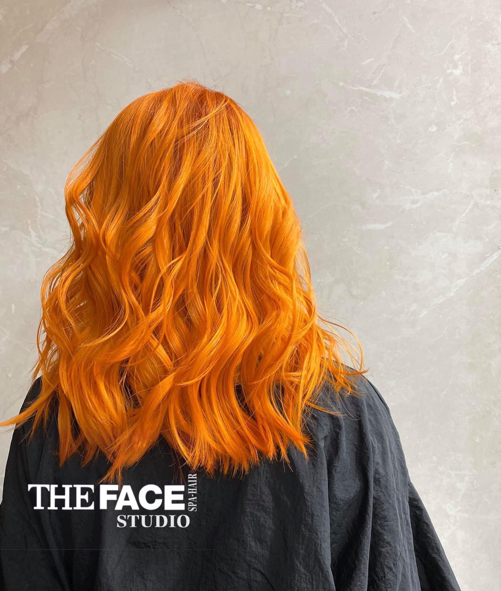 (Màu Cam Baby Orange) Kem nhuộm tóc tại nhà COLORLINE mẫu mới, hàng nội địa Việt Nam, cam kết an toàn + tặng kem oxy trợ nhuộm