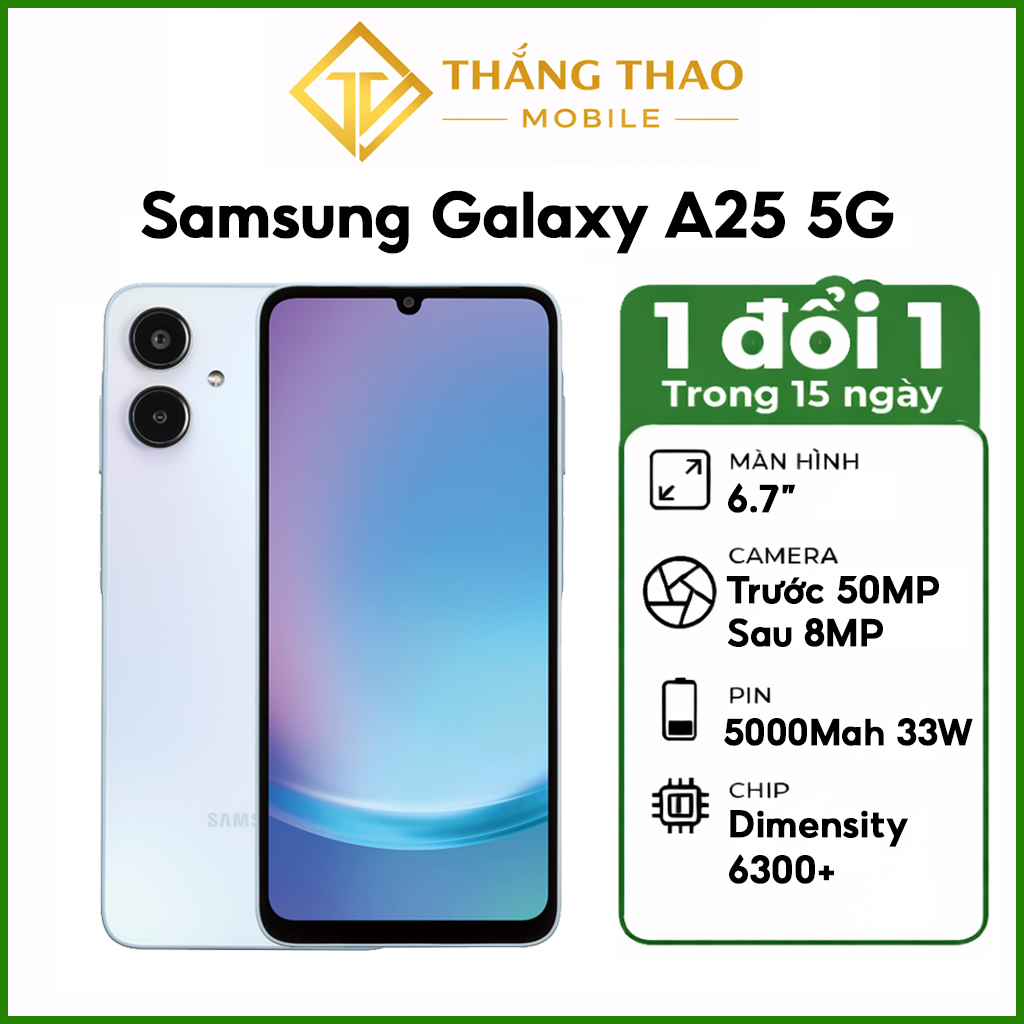 Samsung Galaxy A25 5g 4Gb/64Gb Mediatek Dimensity 6100 Phone, Vietnamese Rom - Japanese Imported Product