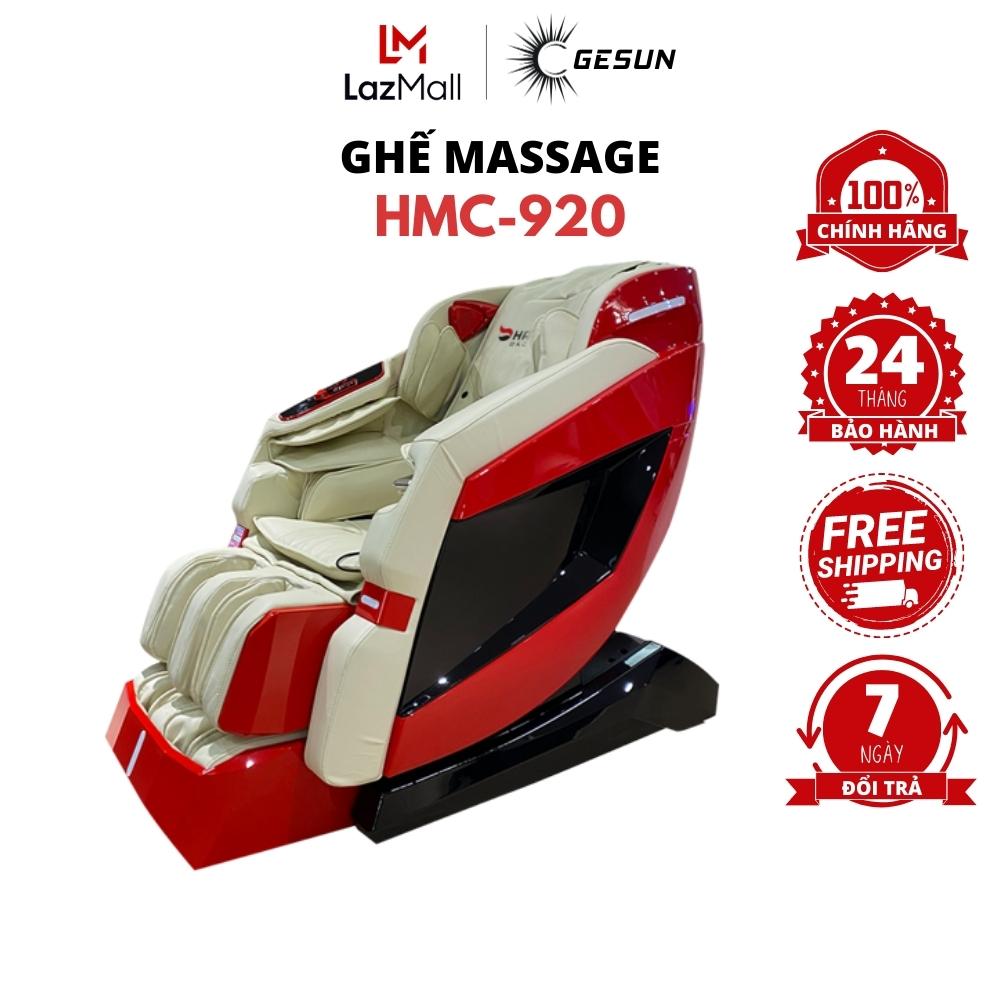 Ghế massage HMC- 920, Hệ thống túi khí và bi lăn cao cấp,tính năng sưởi ấm massage từ trường
