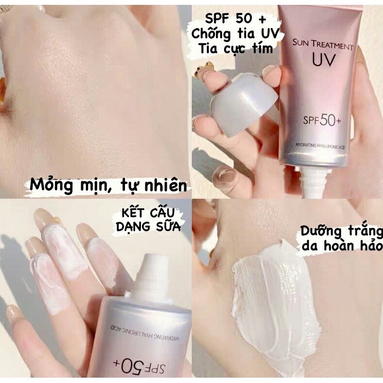 Kem chống tia uv, kem chống nắng sun treatment spf 50+