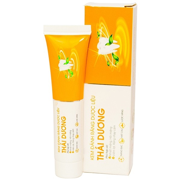 [HCM]Kem đánh răng dược liệu Thái Dương kem đánh răng an toàn cho răng nướu nhạy cảm chống nhiệt miệng răng bị tụt nướu (lợi) hiệu quả