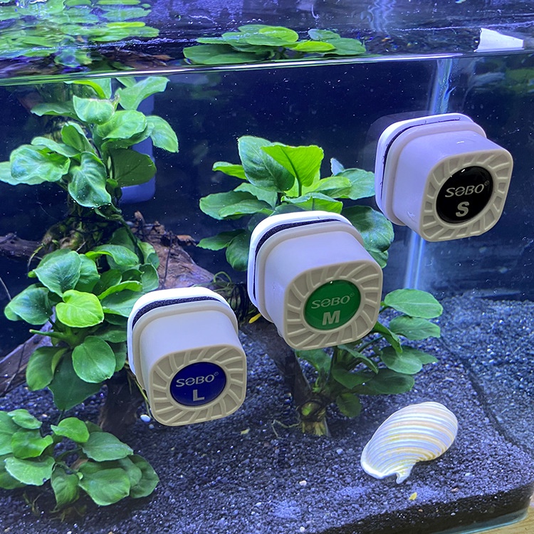 [Hoàn Tiền 10%][HCM]Nam châm mini chà kính vệ sinh dành cho bể cá nhỏ gọn đẹp mắt