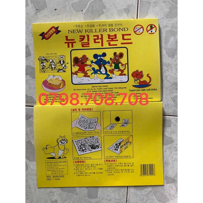 Keo chuột đại phát dịch keo siêu dày