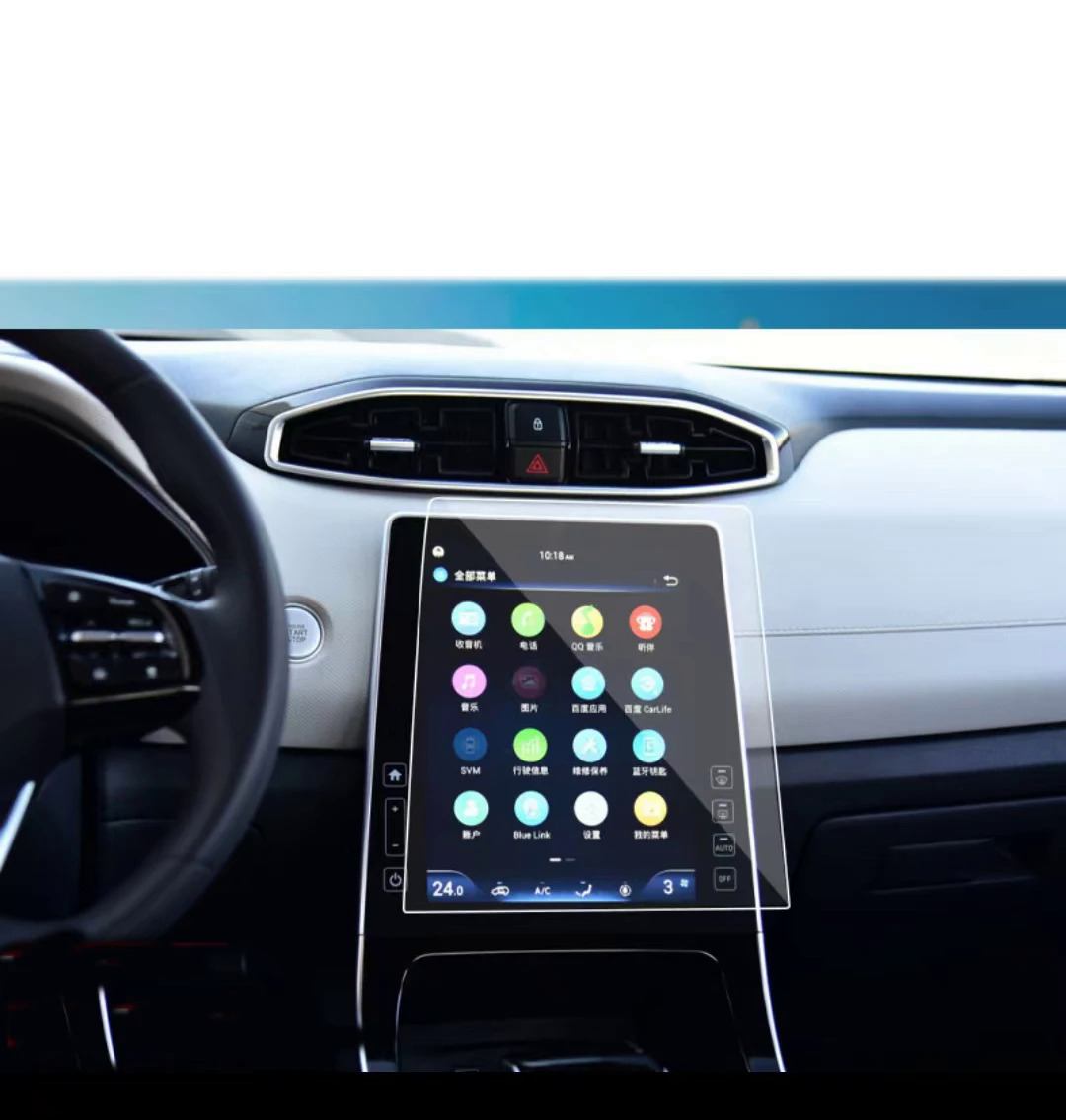 2023Tempered Glass phim bảo vệ cho Hyundai iX25 2020 2021 đài phát thanh xe  navigation và bảng điều khiển màn hình sticker