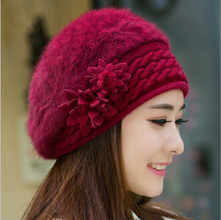 Nón mũ len cừu hàn quốc cao cấp - n460