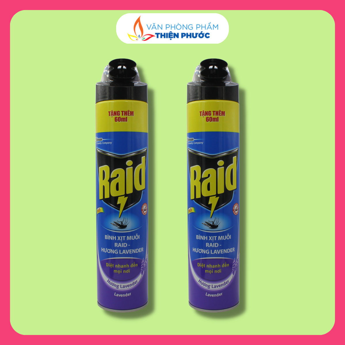 Xịt muỗi raid 700ml chai lớn xịt công trùng hiệu quả nhất THIỆN PHƯỚC