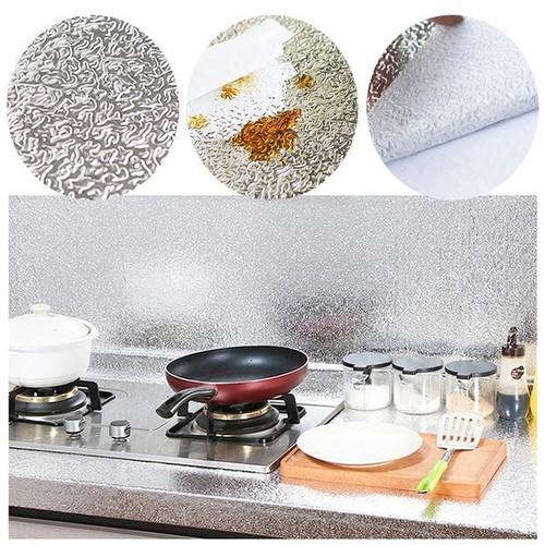 1 CUỘN Giấy bạc dán bếp sạch sẽ ngăn ngừa dầu mỡ ẩm mốc