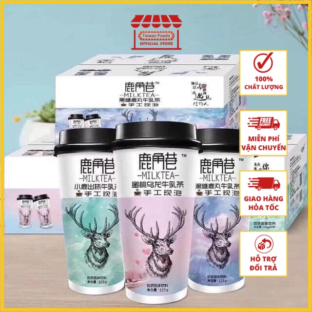 Trà sữa the alley tự pha mix 3 vị - hộp 123gr