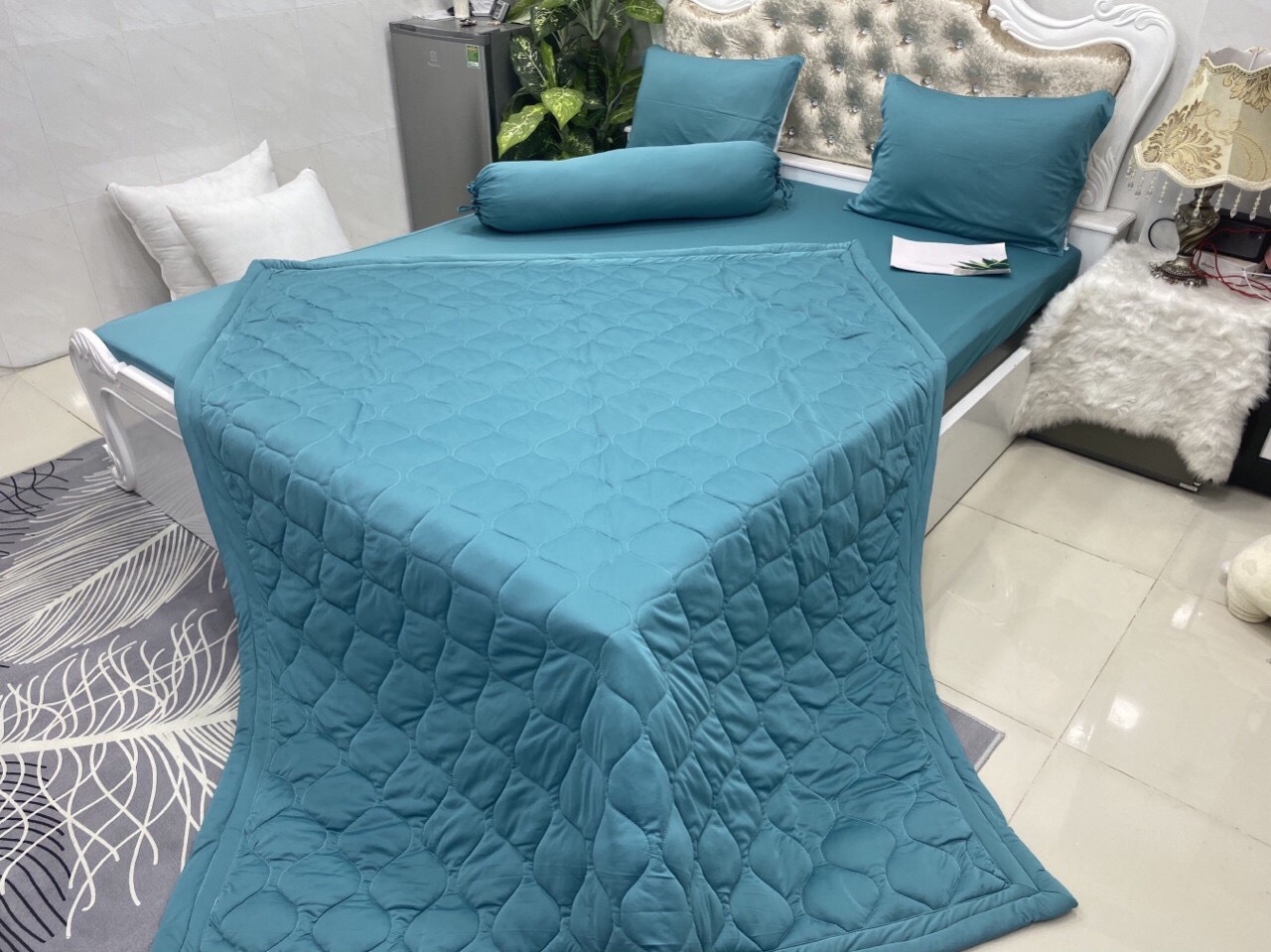 [HCM]Chăn Trần Bông Vải Thun Hàn Quốc Cao Cấp Mềm Mịn Chat Với Shop Để Chọn Màu Sắc - Chăn Ga Gối Thun Lạnh Hàn Quốc