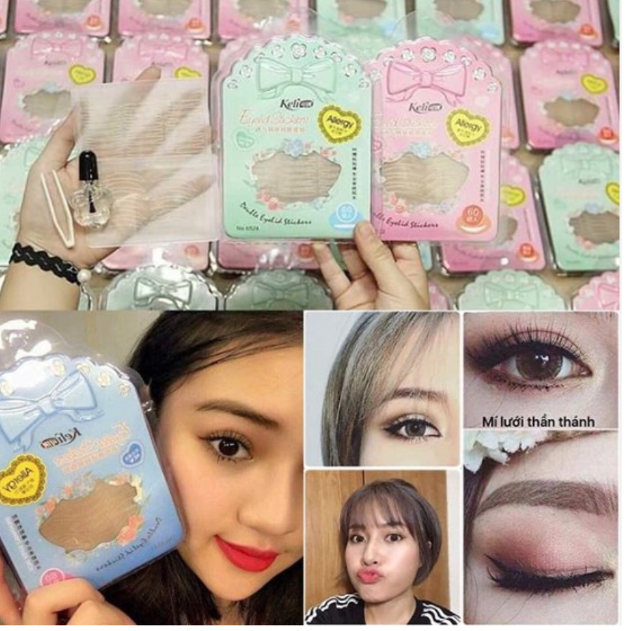 Lưới ren kích mí tàn hình Keli