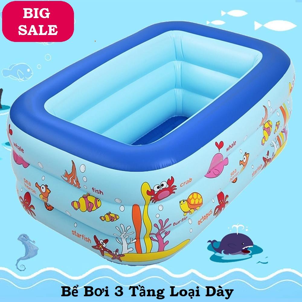 Các Loại Bể Bơi, Bể Bơi Cho Bé, Bể Bơi Giá Rẻ, Bể Bơi Phao Trong Nhà, Hình Chữ Nhật Kích Thước 135Cm, Kích Thước Rộng Rãi, Cho Bé Yêu Nhà Bạn Thoải Mái Chơi Đùa Cùng Làn Nước Mát Ngay Tại Nhà