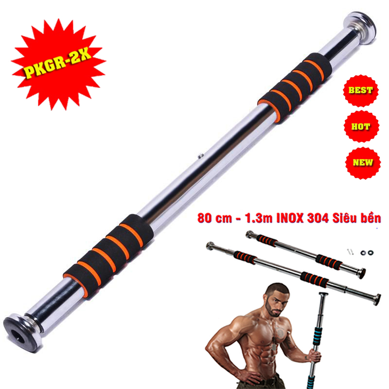 Xà đơn treo tường gắn cửa nhiều cỡ từ 60-150cm không bắt vít verygood viet nam phù hợp tập gym thể thao tại nhà tăng cơ bắp - xà đơn gắn tường - hít xà đơn - xà đon treo tường - xa don treo tuong