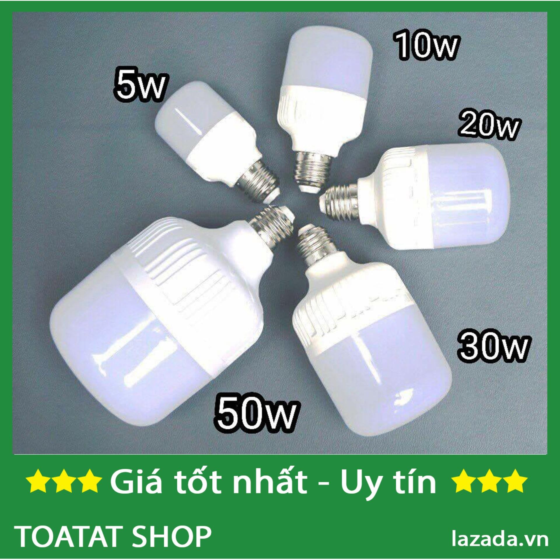 [Sĩ] Bộ 5 bóng đèn Led trụ 40W Siêu sáng - tiết kiệm điện (Trắng)