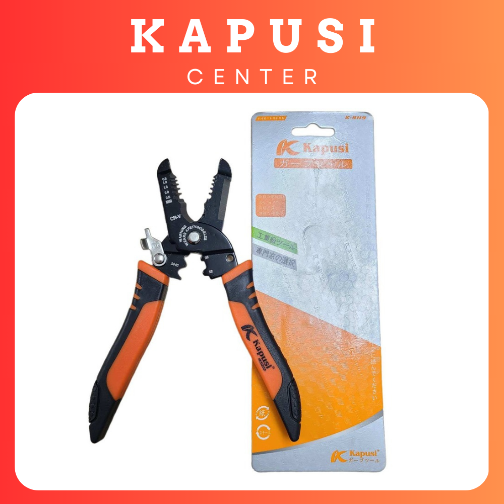 KỀM TUỐT DÂY ĐIỆN TỰ ĐỘNG KAPUSI 0.6-2.6mm - K-9119 - HÀNG CHÍNH HÃNG