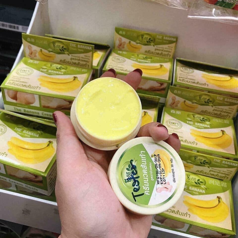 Kem chuối nứt gót chân của Thái