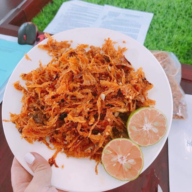 Khô mực - Nguyên liệu bánh tráng trộn.nguyên mực bao đẹp