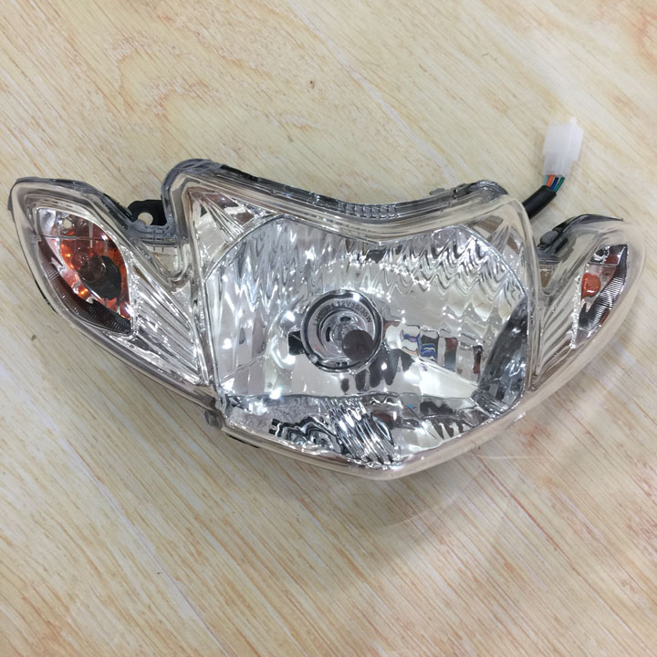 Đầu đèn pha xe SIRIUS full bộ  gắn xe máy cực sáng đầy đủ , chóa đèn xe đầy đủ dây giắc