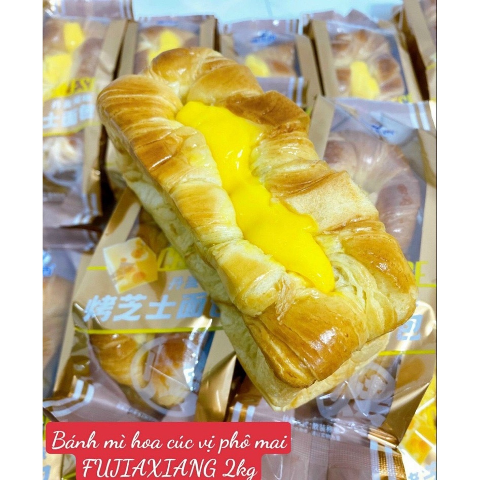 Bánh mì hoa cúc - vị phô mai