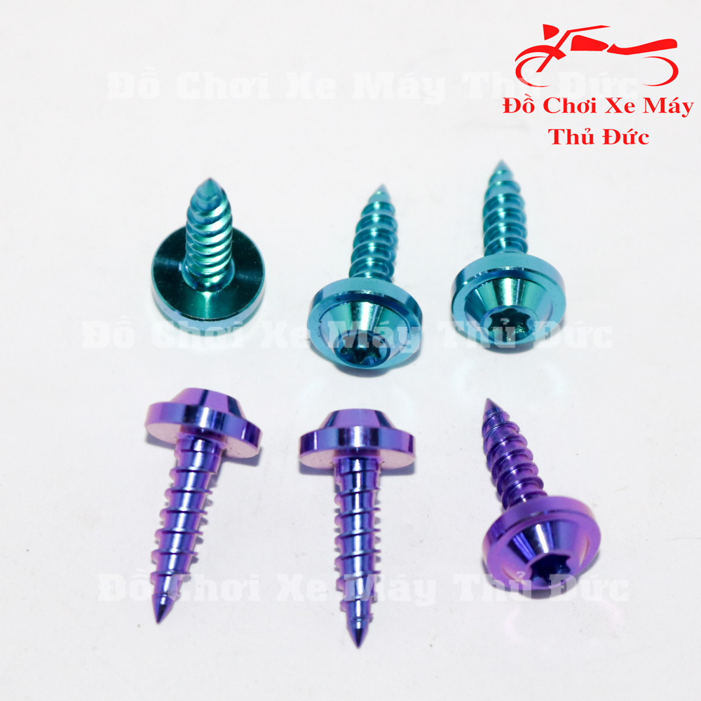 [HCM]Ốc titan 4li*15 xoắn gắn dàn áo xe honda