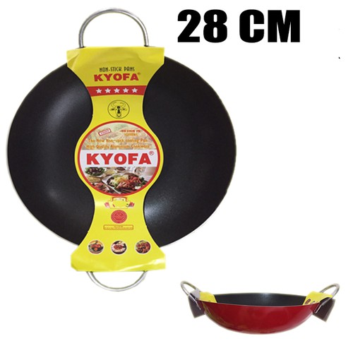 [HÌNH ẢNH THÂT-CHẢO SIZE BỰ] Chảo chống dính sâu lòng 2 quai 34 cm. Chảo lớn 34 cm chống dính cao cấp hàng công ty