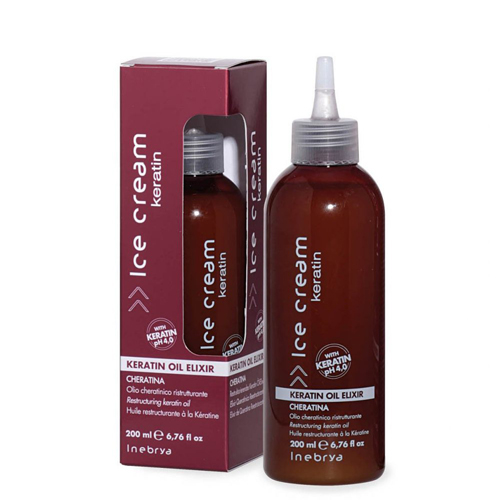 Tinh dầu phục hồi hư tổn Inebrya Keratin Oil Elixir Cheratina 200ml