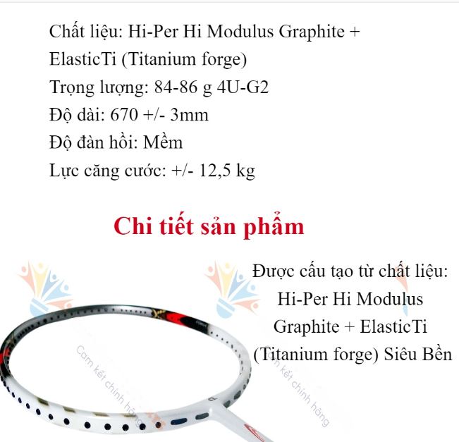 Vợt cầu lông Apacs Nano 900 Power (white) *Tặng Lưới+ Quấn Cán*