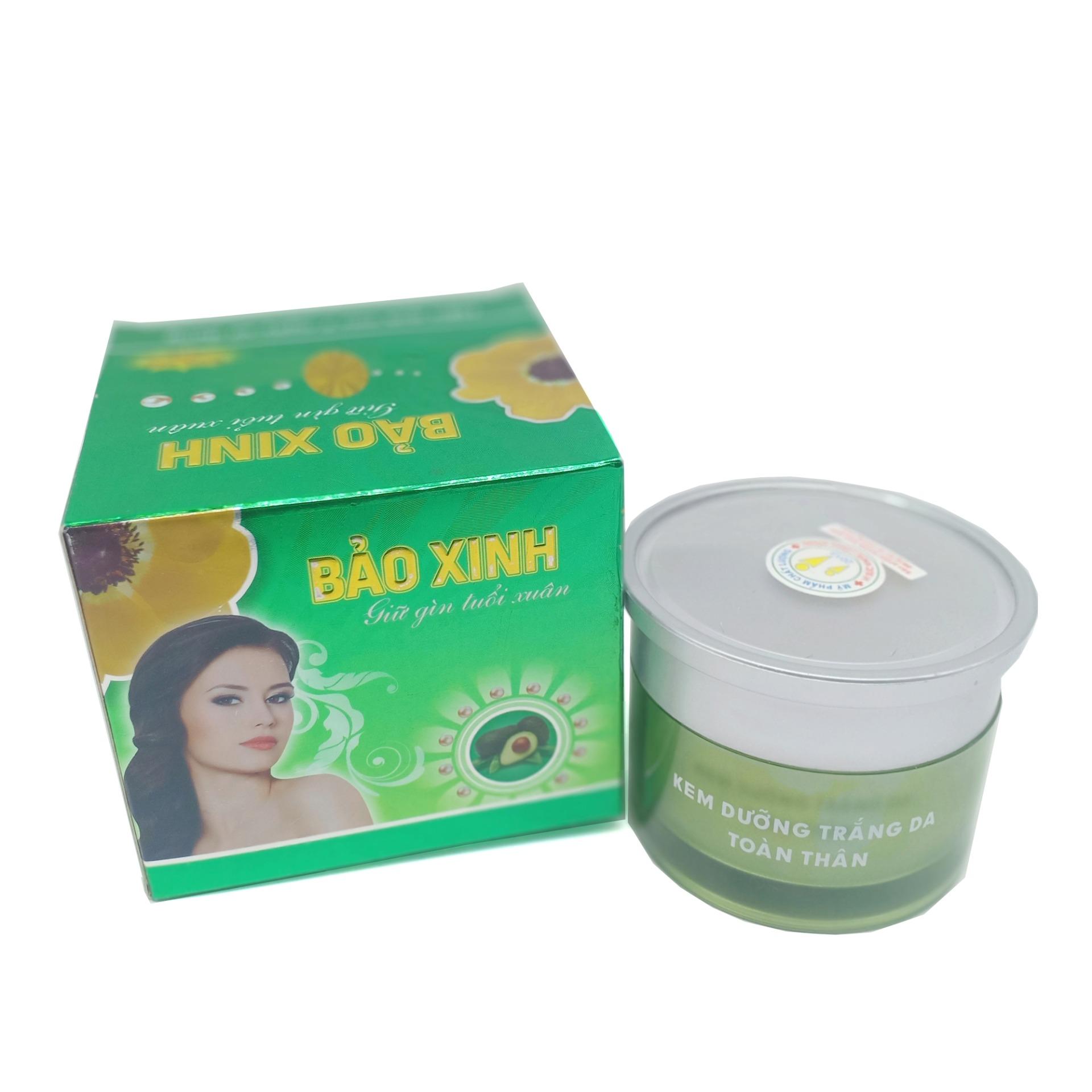 Kem body Trắng da toàn thân Bảo Xinh 110g (xanh lá)