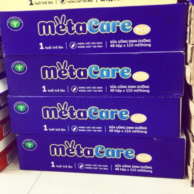 Sữa pha sẵn Metacare xanh 110ml