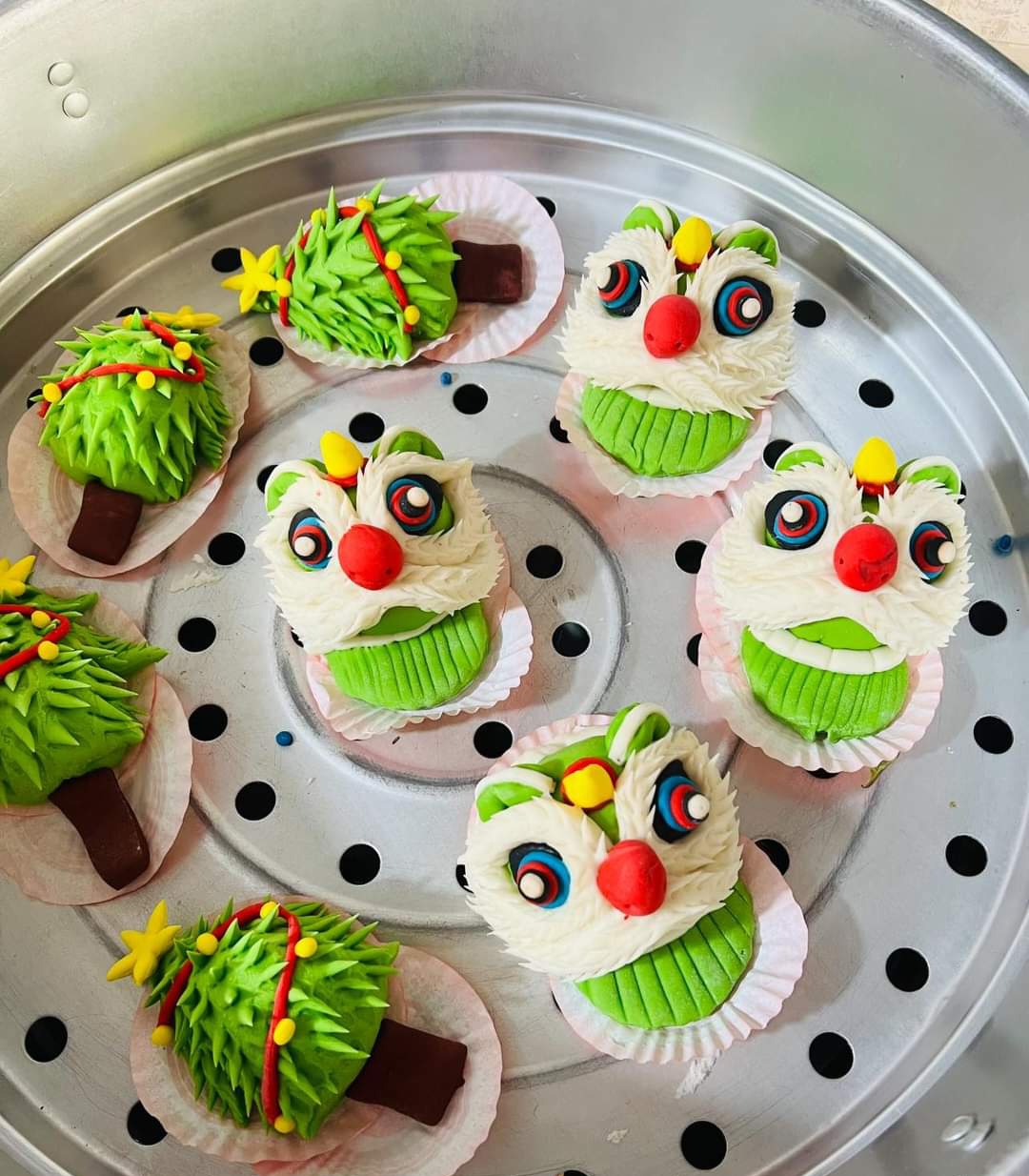 Bánh bao tạo hình lân sư rồng, nặng 100gam