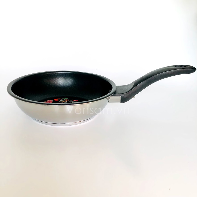 Chảo chiên trứng inox 16cm không dính 3 đáy Fivestar