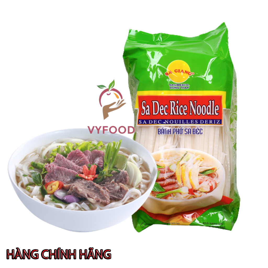 Phở khô Sa Đéc túi 400gr thương hiệu Sa Giang