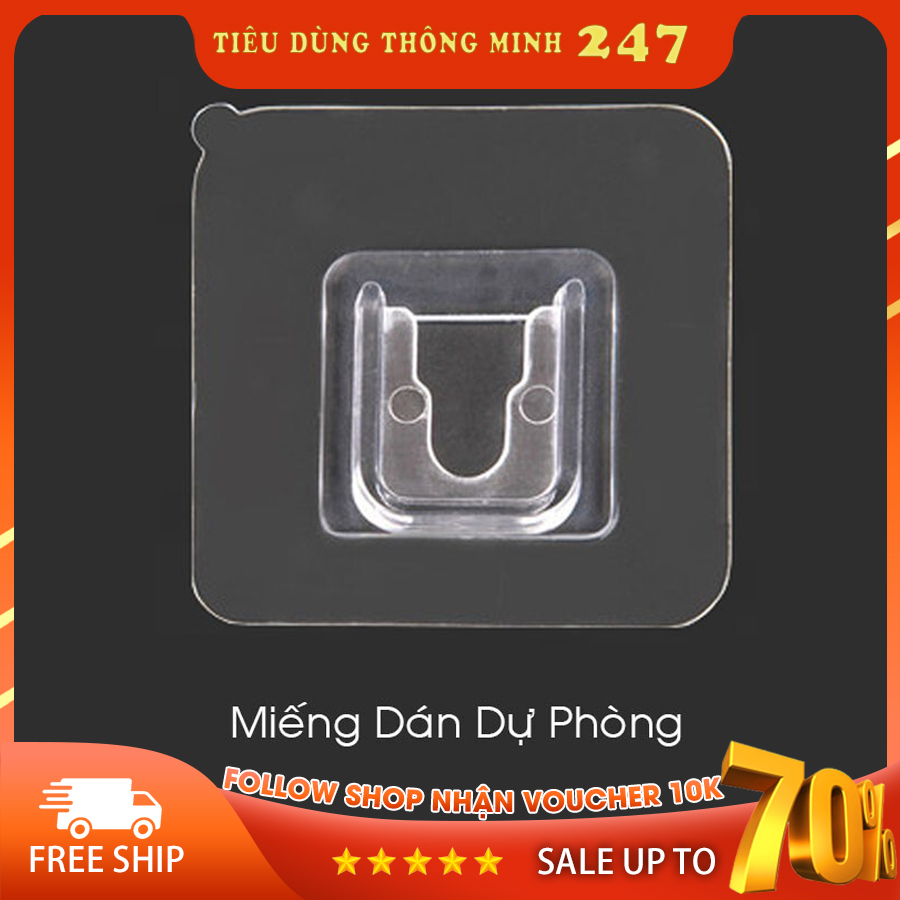 Combo 2 Miếng Dán Dự Phòng Chữ U, Miếng Dán Dự Phòng Kệ Dán Tường Kệ Tam Giác, Kệ Chữ Nhật
