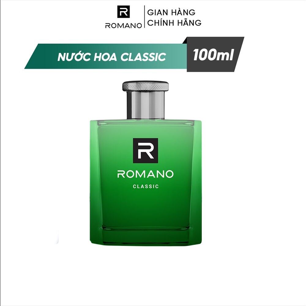 [HCM]Nước hoa Romano hàng ROMANO CLASSIC EDT 100ml