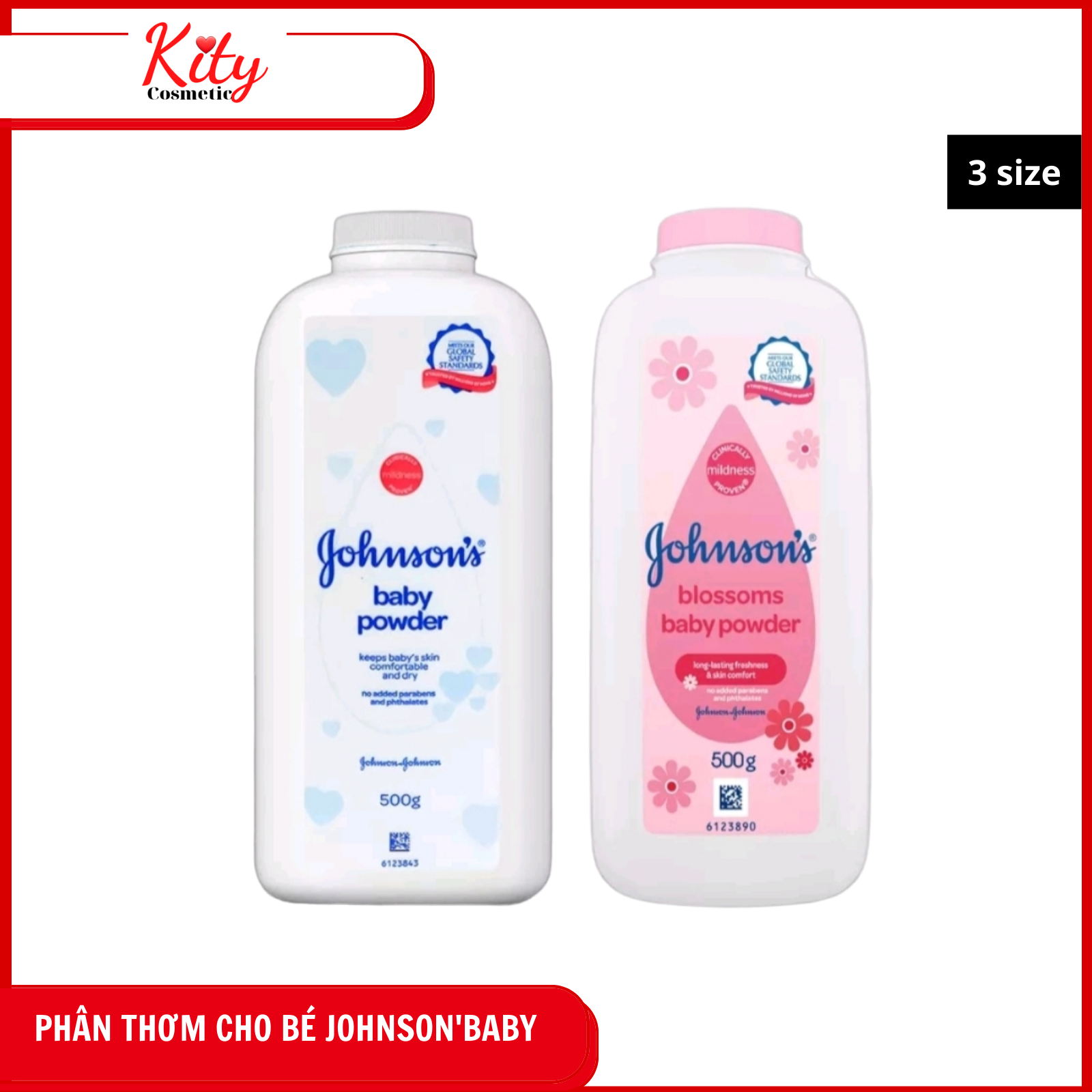 Phấn thơm cho bé johnson's baby powder - trọng lượng 500g