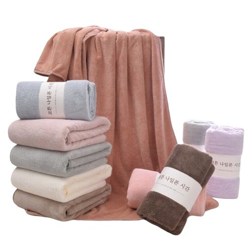 Khăn tắm hàn quốc cao cấp, khăn lông cừu khổ lớn 70x140cm