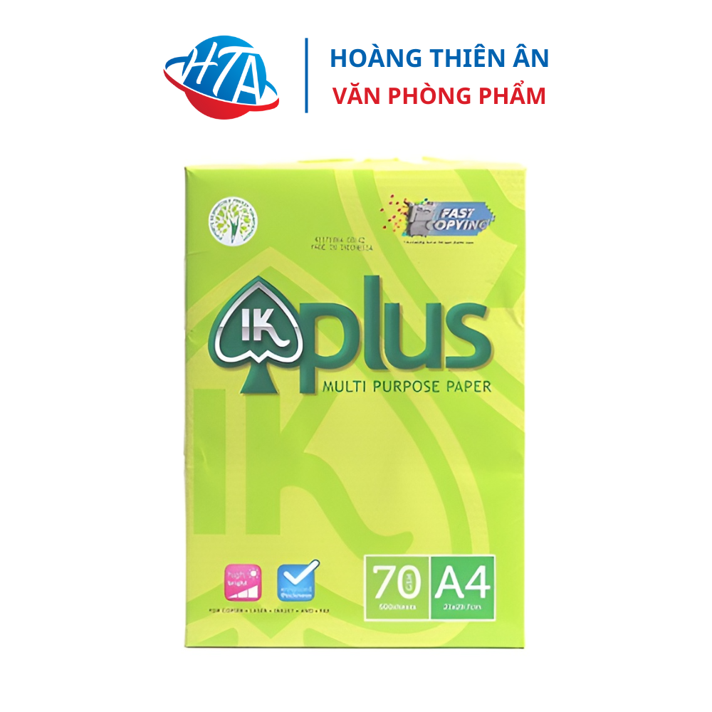 Giấy IK Plus A4 70gsm Giấy In Po