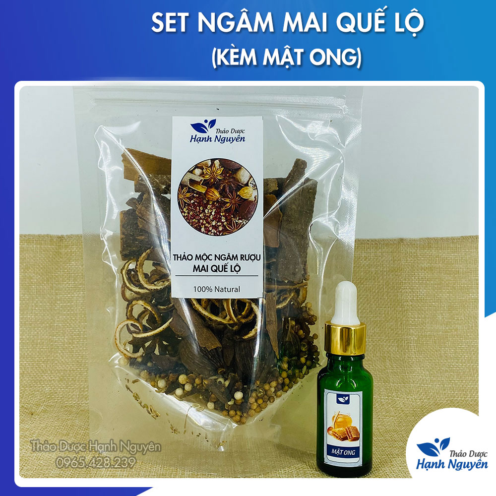 3 Set nguyên liệu ngâm mai quế lộ - Thảo dược Hạnh Nguyên