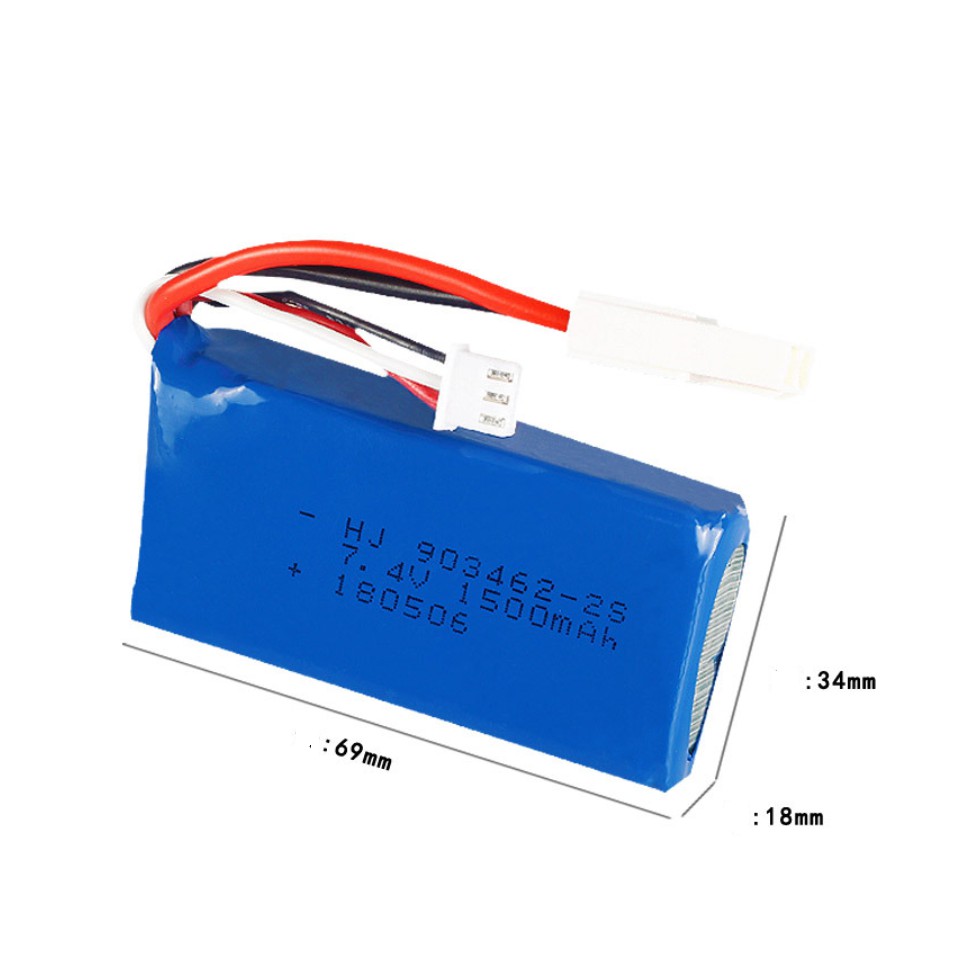 [HCM]Pin Cano Điều Khiển Từ Xa FT009 7.4V 1500mAh EL2p xe điều khiển